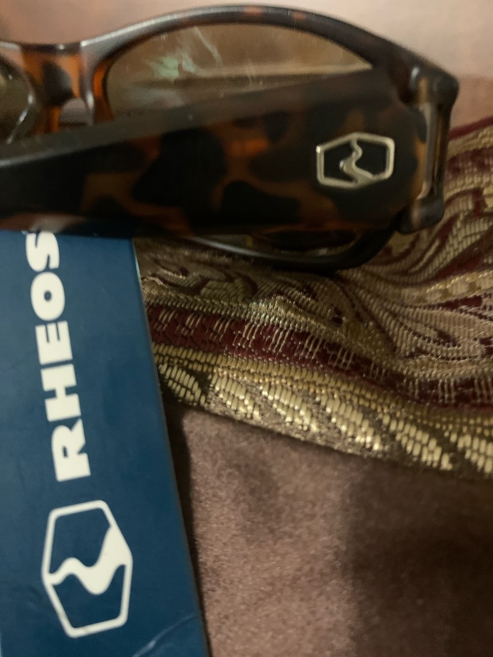 Tortoise Sunglasses with Blue Mirrored Lenses - Picture 2 of 4
